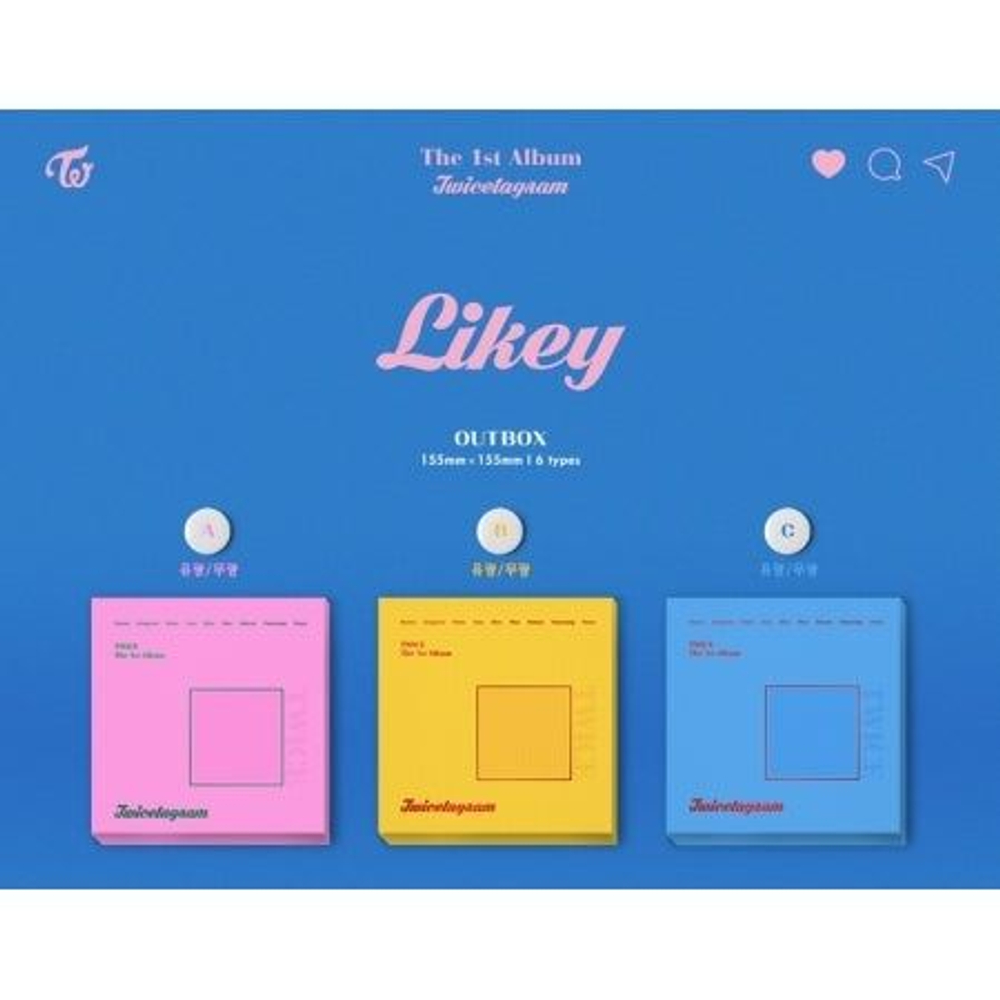Альбом TWICE - TWICETAGRAM 1st Album MATTE RANDOM Version