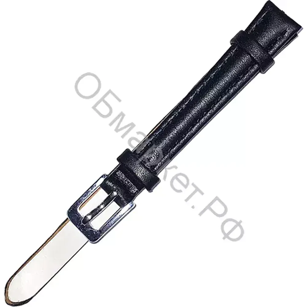 Ремешок для часов Nagata Leather 10мм, чёрный Ремешок для часов Nagata Leather 10мм, чёрный