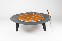 Чаша для костра Up!Flame STEEL CUP 1000 UNIQ grey