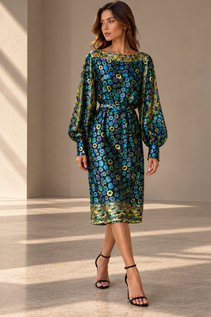 Шелковое платье Dries Van Noten, s, оригинал
