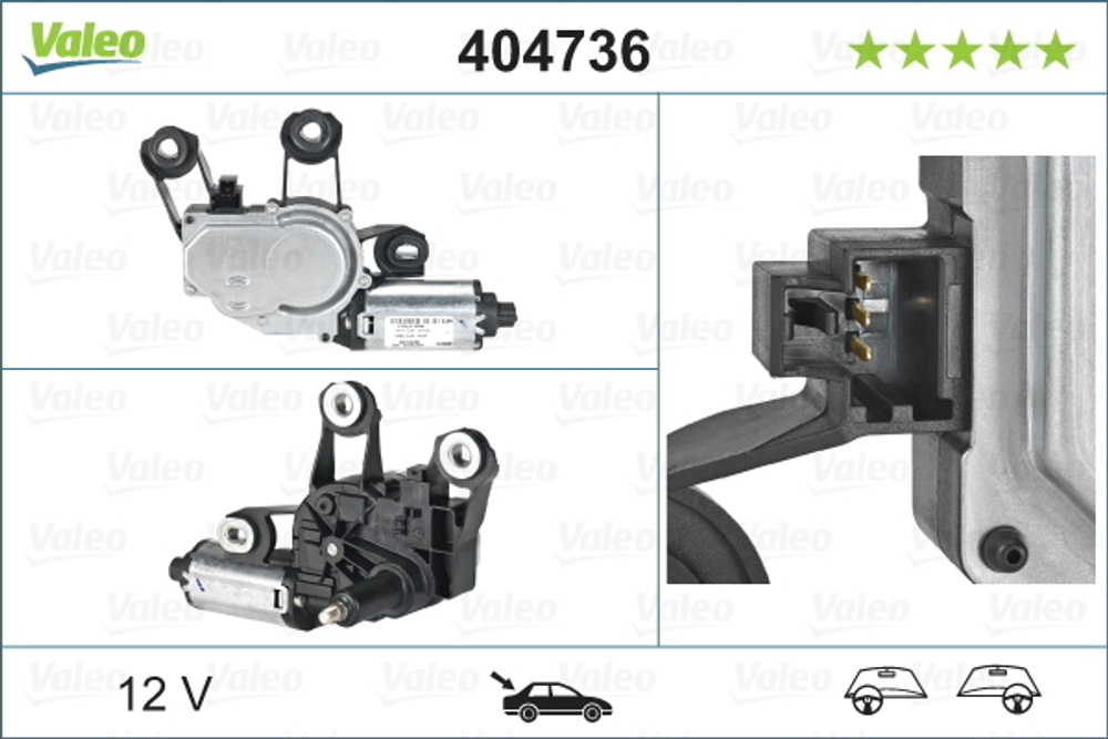VALEO - 404736-VAL - Wiper Motor