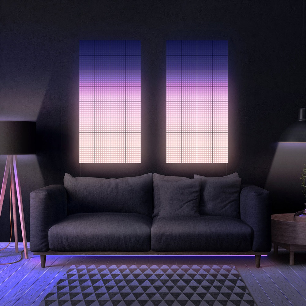Светодиодные панели Twinkly Squares стартовый набор 6 шт. 16x16 см 384 LED RGB Black