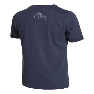 Мужское теннисное поло Quiet Please New York Tennis And Stars T-Shirt Men - Blue, Multicoloured
