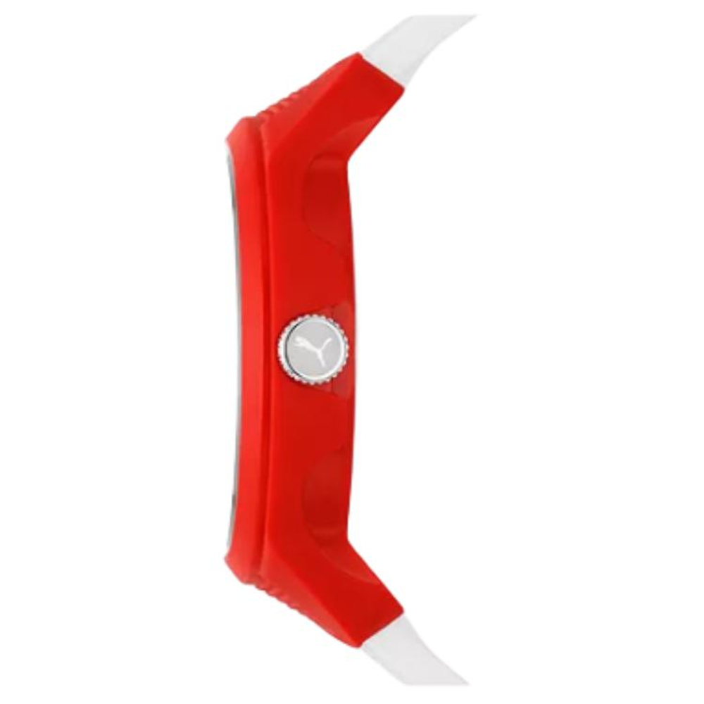 PUMA Wrist Watch Quartz Movement Rubber Strap 43mm White Dial Unisex 30m Water Resistant