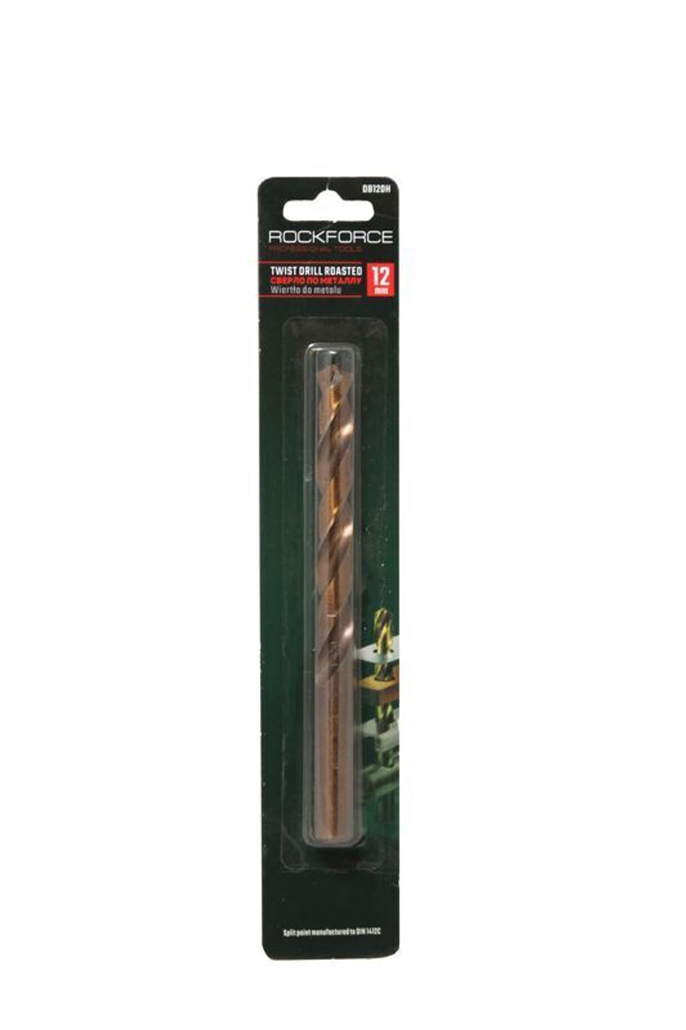Сверло по металлу 7.5мм HSS+Co, в блистере RockForce##Rock FORCE RF-DB75H