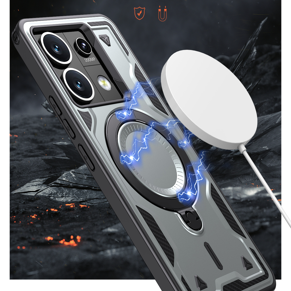 Чехол Magneto Case с кольцом для Poco X6
