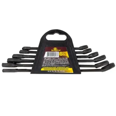 Набор ключей комбинированных 6пр. KINGTUL KT-5068 Black