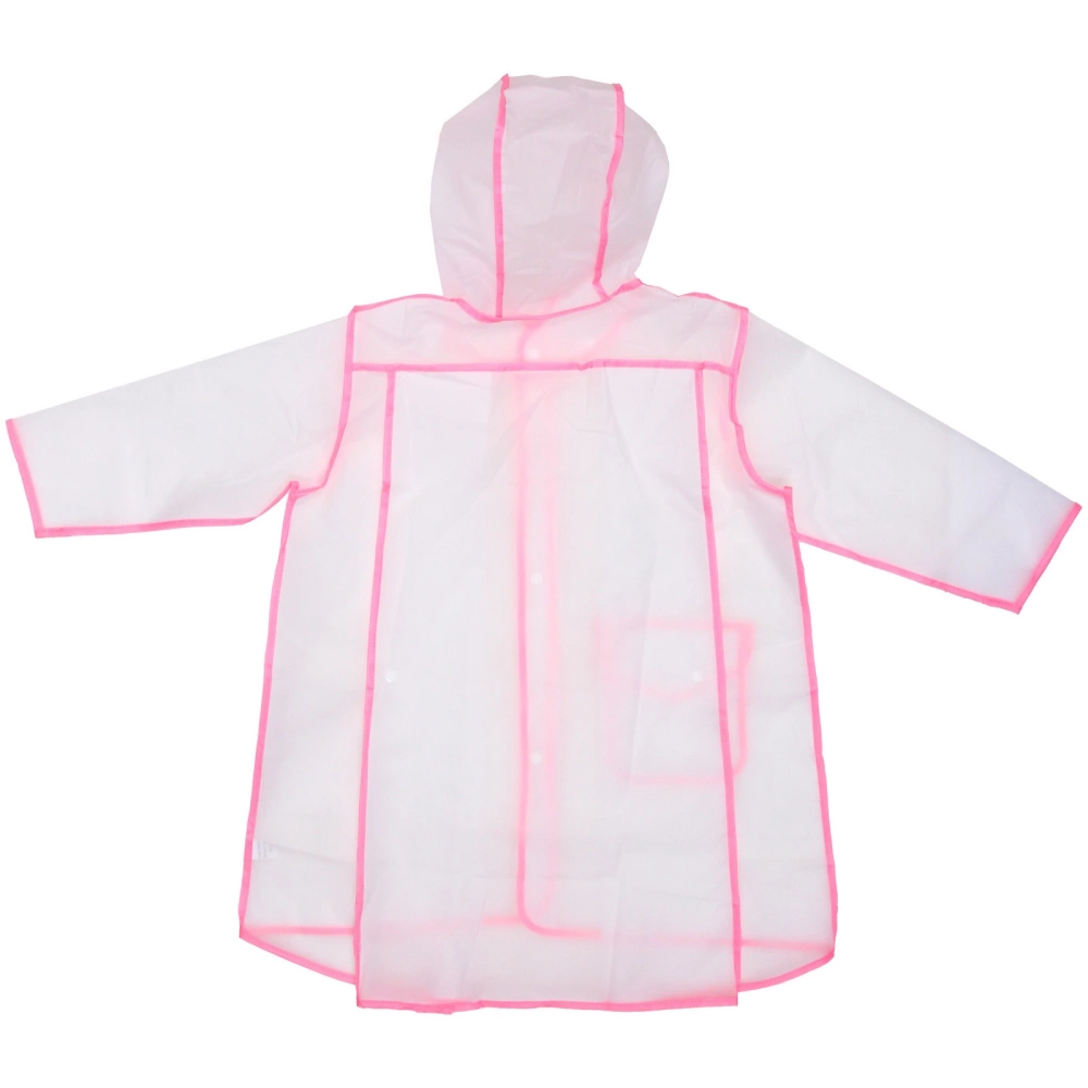 Дождевик-плащ «Neo» с капюшоном и завязками, на кнопках, цвет розовый, р. XXXL(82*67см.)