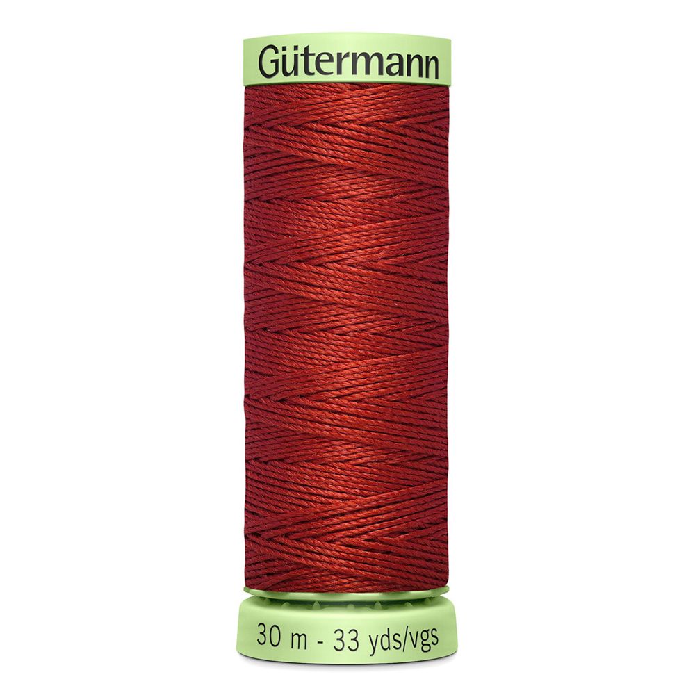 Нитки отделочные Gutermann Top Stitch 30 (30 метров), 5 кат. | 221 красно-терракотовый