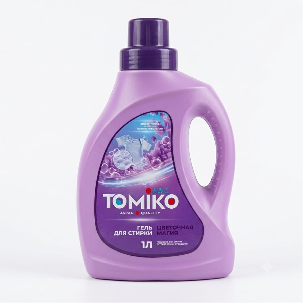 Гель для стирки Tomiko Цветочная магия 1 л