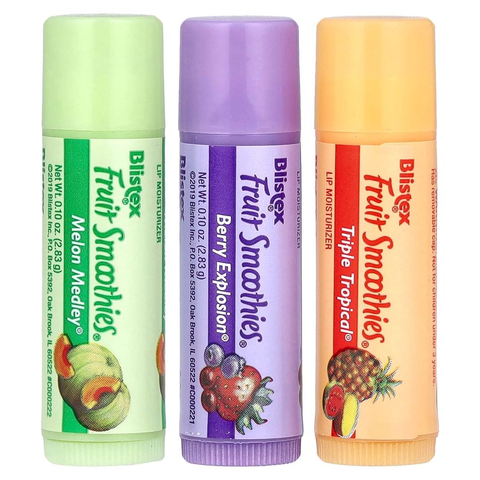 Набор бальзамов для губ Blistex Fruit Smoothies 2.83 гр х3