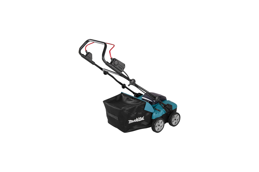 Скариф-аэратор аккумуляторный Makita XGT 40vMAX,1700 Вт, травосборник, 50 л, с комплектов аккумуляторов 2xBL4040F, зарядным устройством DC40RB UV001GU201