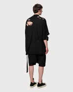 RICK OWENS DRKSHDW ФУТБОЛКА МУЖСКАЯ HOLLYWOOD TOMMY ЧЕРНАЯ