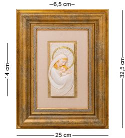 GAEM Art MN-507/5 Панно настенное «Дева Мария с младенцем»