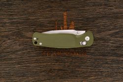 Нож складной CJRB J1943-GN Shale, клинок 80мм, сталь AR-RPM9, рукоять G10 оливковый