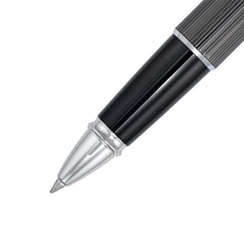Ручка роллер Diplomat Excellence A2 Guilloche black/chrome (D40222030) 2
