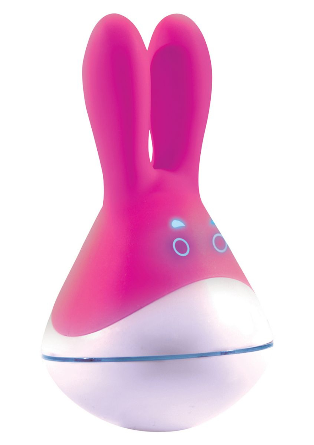 Розовый вибратор MUSE MASSAGER с ушками (Цвет: розовый)