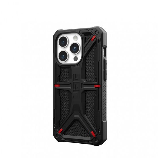 Чехол Uag Monarch для iPhone 15 Pro 6.1", цвет черный (Kevlar-Black)
