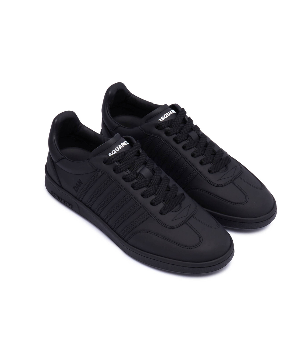 Кожаные кроссовки boxer Dsquared2 - черный(SNM0364 01500001)