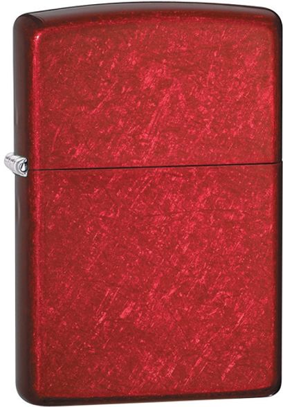 Цена наЗажигалка ZIPPO Classic с покрытием Candy Apple Red™, латунь/сталь, красная, глянцевая, 36x12x56 мм