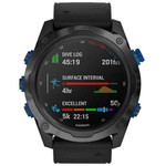 Умные часы Garmin Descent MK2I титановые с DLC-покрытием и черным ремешком 010-02132-11