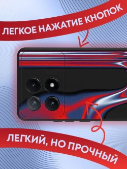 Чехол Xiaomi Poco X6 Pro с принтом
