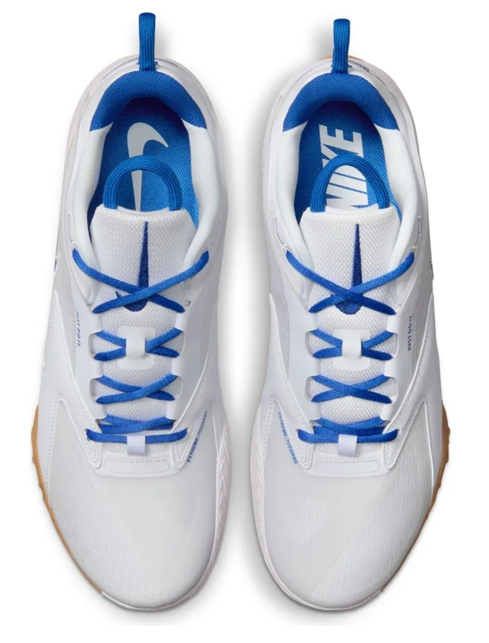 Мужские кроссовки для сквоша/бадминтона Nike Air Zoom Hyperace 3 - white/game royal/photon dust