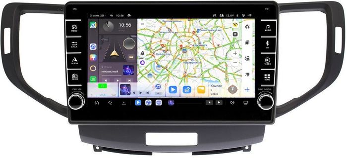 Магнитола для Honda Accord 2008-2012 - Kuberg OL-9641 (кнопки и крутилки) Android 13, Быстрая, CarPlay, 4G SIM-слот