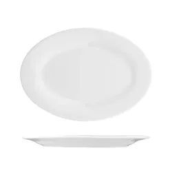 Блюдо овальное 30*21 см h2 см белое фарфор P.L. Proff Cuisine [4]