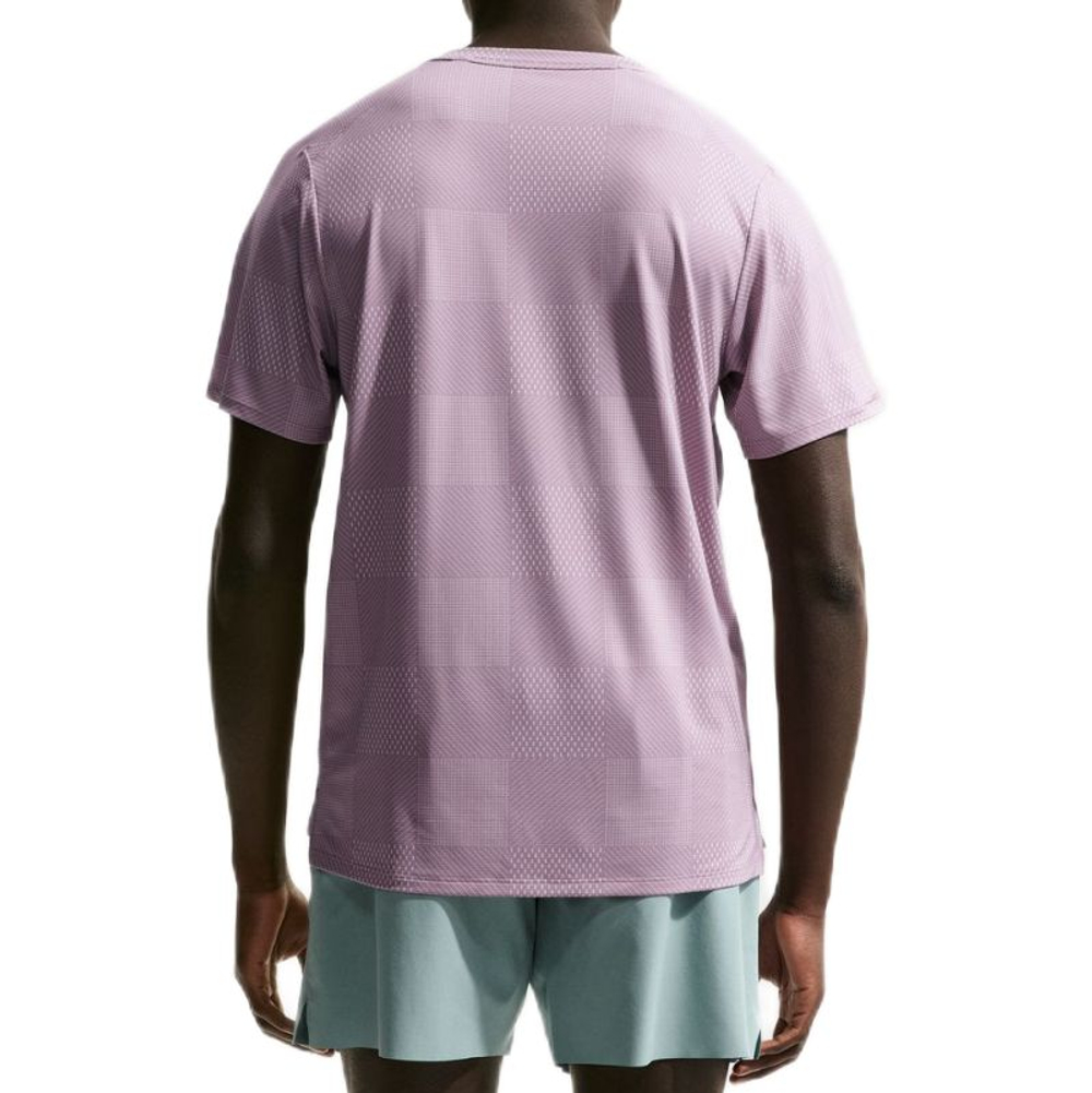 Мужская футболка Nike Court Advantage Dri-Fit — light violet ore/black