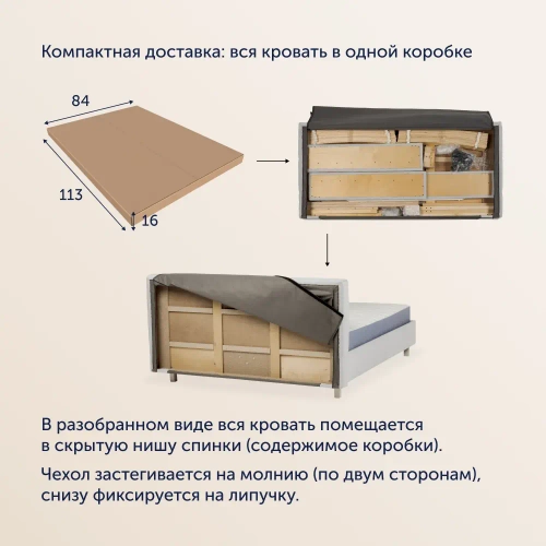 Кровать BuyRoyal (велюр, без ПМ)