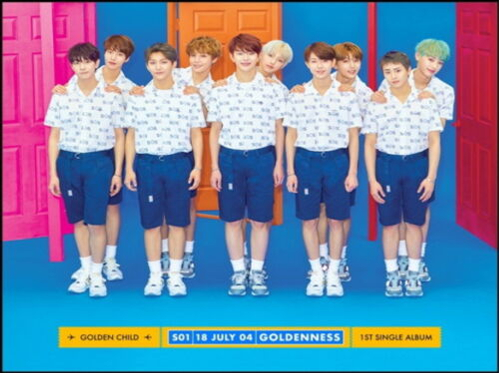 Альбом Golden Child - Goldenness 1st Single Album 2 Version SET