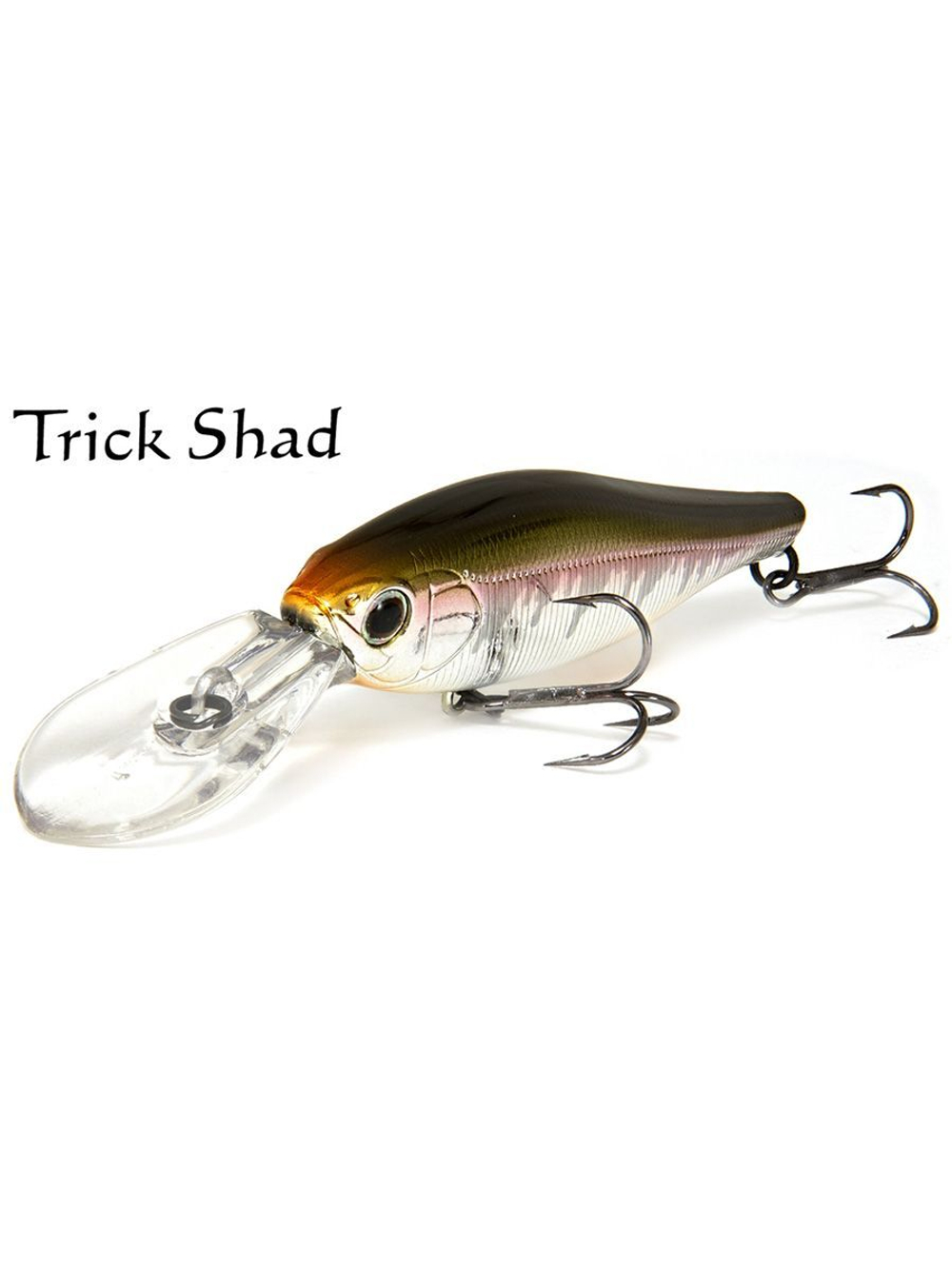 Воблер для рыбалки ZIPBAITS Trick Shad, 70мм, 7.8гр., заглубление 1.8-2.2м., цвет 329R, суспендер