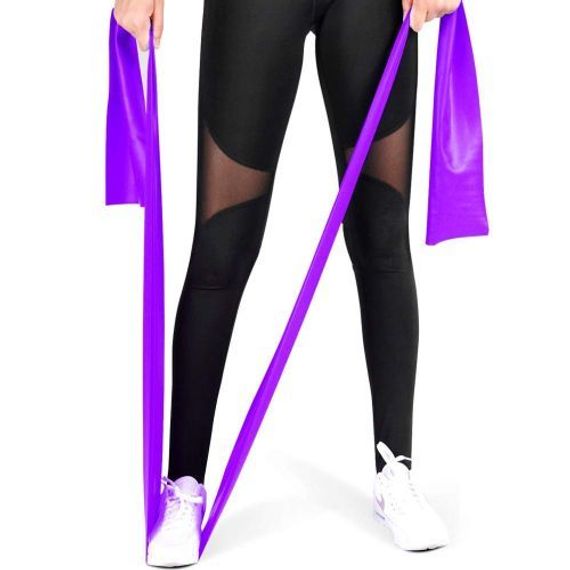 Rezin band \ Жгут спортивный резиновый \ Resistive Exercise Bands purple