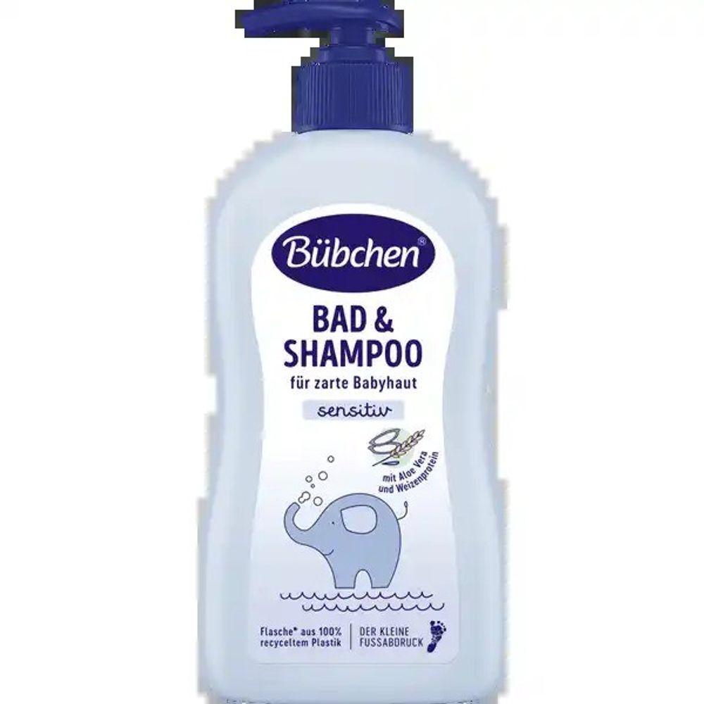 Шампунь и средство для купания Bubchen Sensitive 400мл