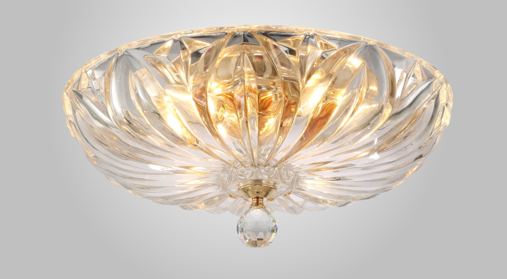 Светильник потолочный Crystal Lux DENIS D400 GOLD
