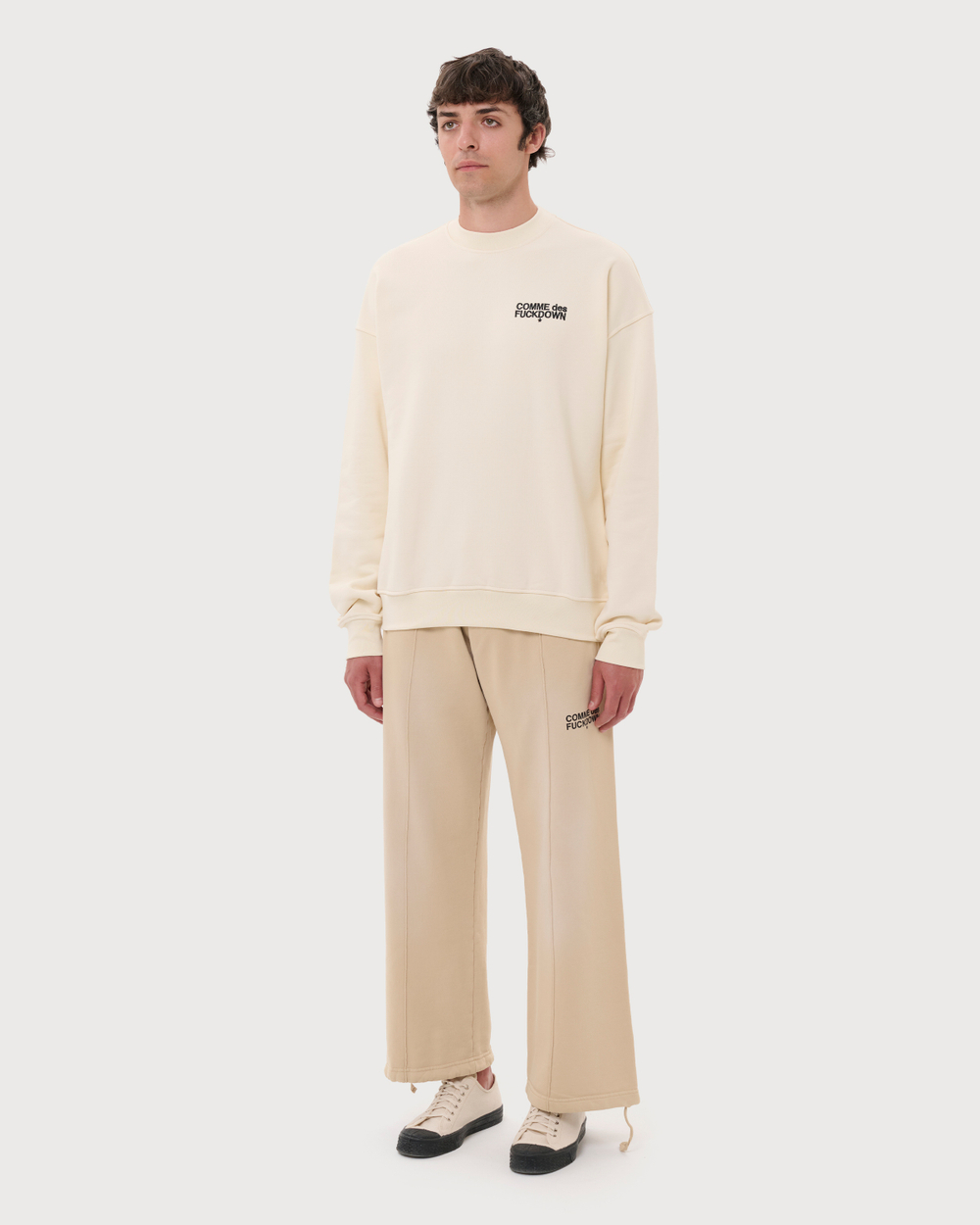 COMME DES FUCKDOWN СВИТШОТ БЕЛЫЙ