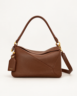Сумка LOEWE Featherlight Puzzle Medium, ореховый оттенок