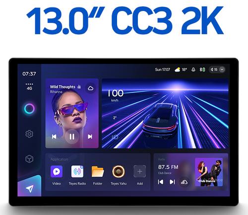 Магнитола для Honda CR-V 2006-2012 - Teyes CC3-2K монитор 13", QLED+2K, Android 10, Быстрая, 4G SIM-слот, CarPlay