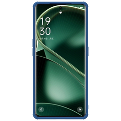 Чехол противоударный синего цвета от Nillkin для OPPO Find X6, серия Super Frosted Shield Pro