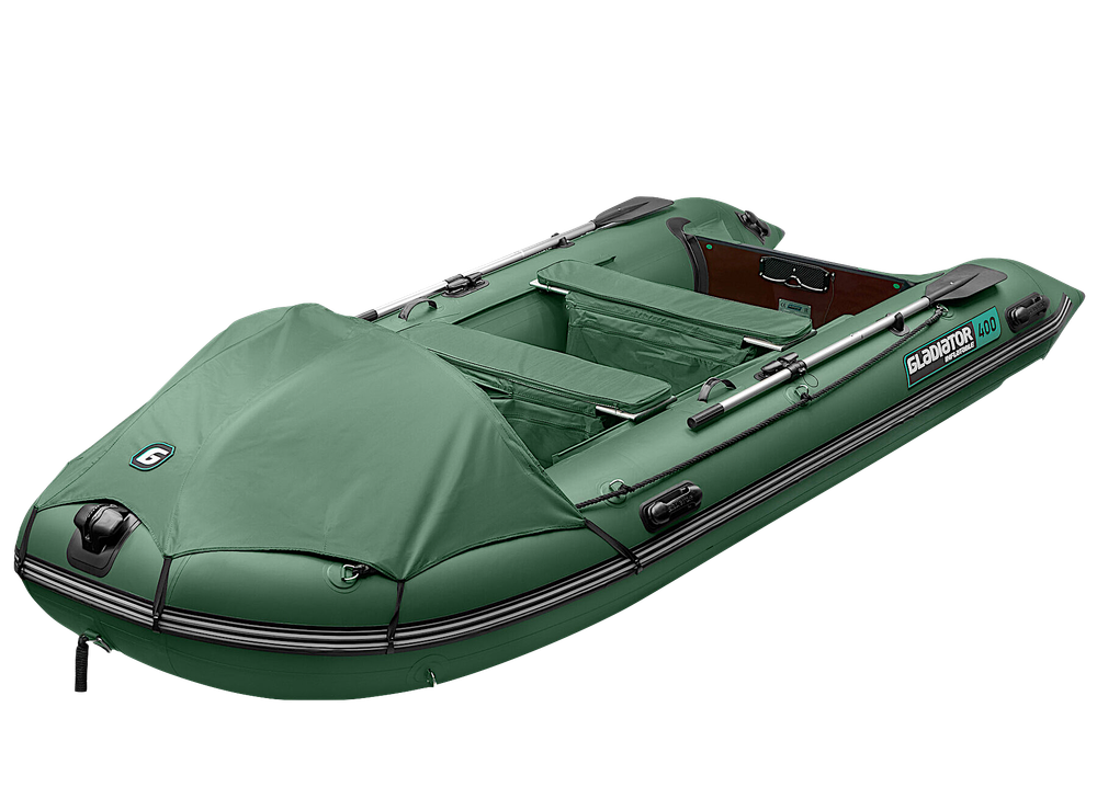 Лодка ПВХ Gladiator Active C400AL с алюминиевым полом -