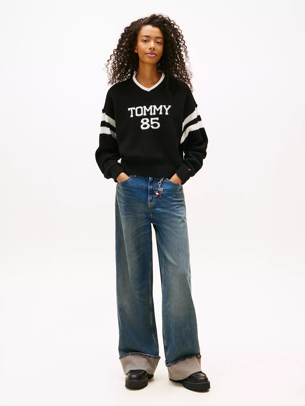 Джемпер женский TOMMY JEANS TOMMY 85 VARSITY SWEATER EXT
