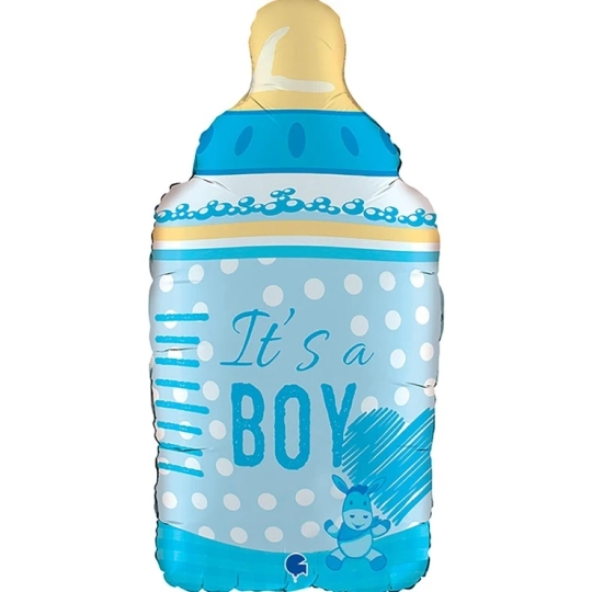 Шар IT'S A BOY Бутылка голубая