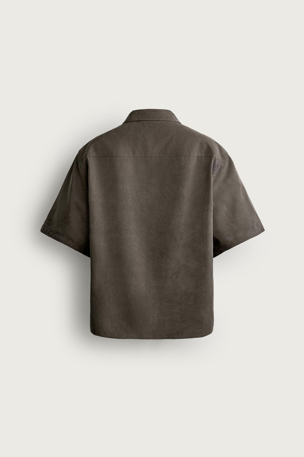 РУБАШКА RELAXED FIT ИЗ СТРУЯЩЕЙСЯ ТКАНИ — ZARA · 3715/222