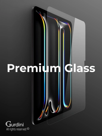 Стекло защитное для iPad Pro 13 M4 Gurdini Premium Glass 0.33 mm прозрачное