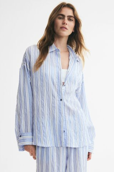 Рубашка из крепа - H&M