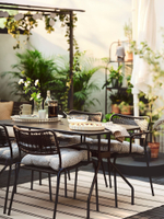 Подушка на стул IKEA KLOSAN (КЛЁСАН), Синий, 44х44 см