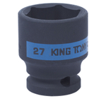 KING TONY (453527M) Головка торцевая ударная шестигранная 1/2", 27 мм