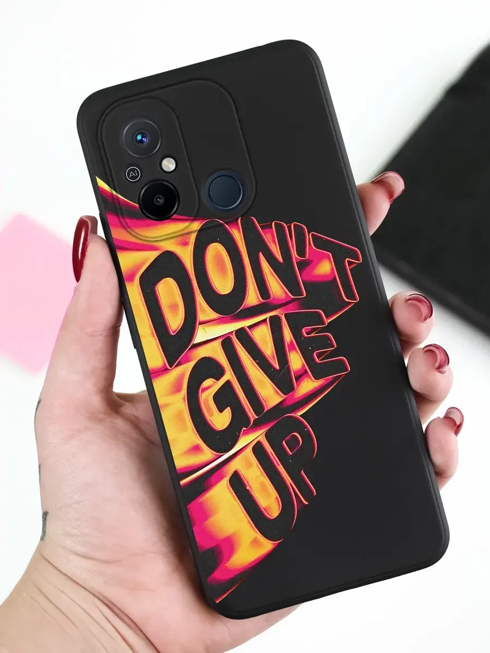 Чехол для Xiaomi Redmi 12C и Poco C55 с принтом