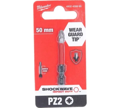 Насадка Milwaukee SHOCKWAVE PZ2 50мм (1шт)
